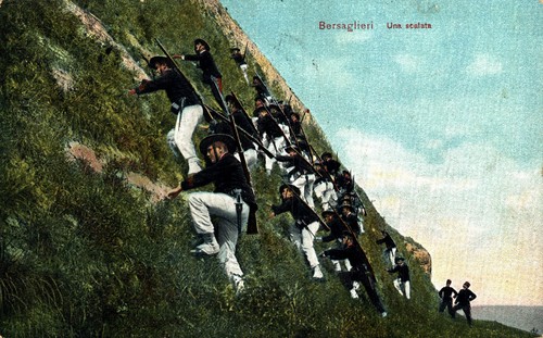 Ww1 wwi bersaglieri una - -, "una