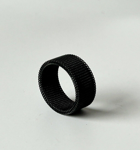 Anello nero placcato - s, 316l