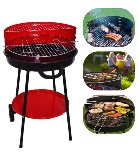 Barbecue carboni tondo con 4 - carboni,