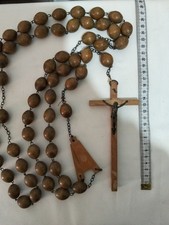 Antico Grande Rosario In Legno