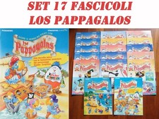 SET 17 FASCICOLI LOS PAPPAGALOS GALEONE - ISOLA, KINDER FERRERO 1999