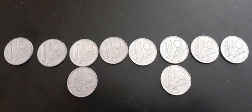 Lotto x10 monete lire - monete,