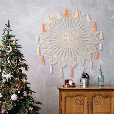 Tapisserie murale en macramé