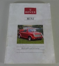Manuale uso e manutenzione Rover Mini 1275cc Berlina + Cabrio Stand 1995