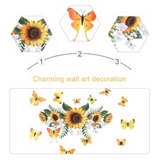 12 adesivi murali con adesivo