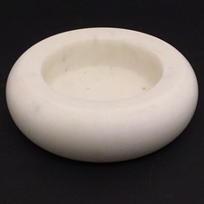 MARMO BIANCO MASSA CARRARA UP & UP WHITE POSACENERE SVUOTA TASCHE VINTAGE ‘70s