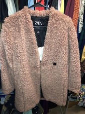Zara Teddy Bear Fleece Coat