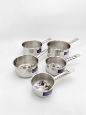 Set 5 Casseruole 1 Manico Blumenthal Bavaria Acciaio Inox Triplo Fondo Induzione