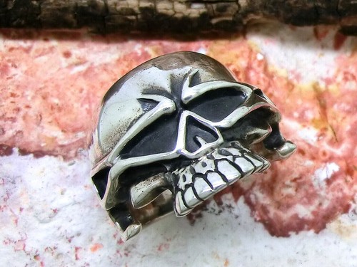 Anello teschio 925 sterling - 925,