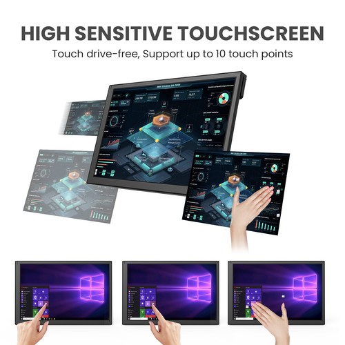 Piccolo monitor touchscreen