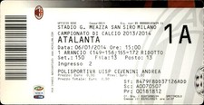Biglietto stadio AC Milan vs