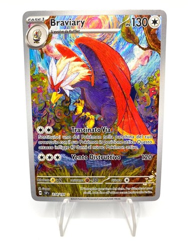 Carta pokemon braviary 214 - pokemon, 214/191