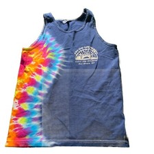 Canotta Tie Die MED blu