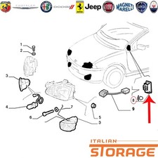 FIAT PUNTO COMANDO REGOLAZIONE ASSETTO FARI NUOVO ORIGINALE 183128060
