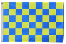 Bandiera gialla e blu a