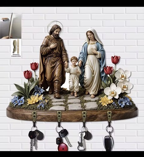 Portachiavi sacra famiglia - sacra,