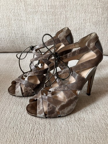 Sandali allacciati con - tacco, a