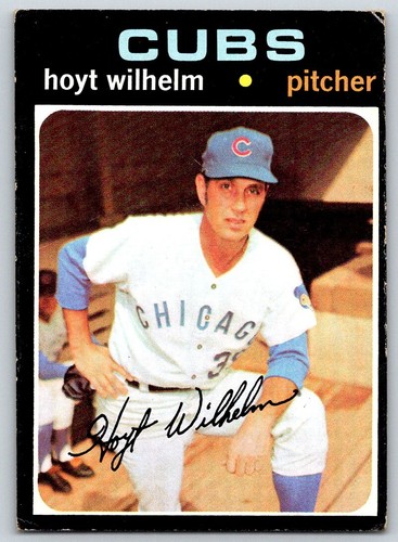 1971 topps hoyt wilhelm 248 - hoyt,