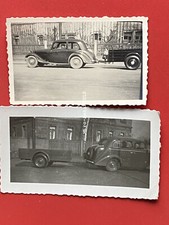 2 x foto, seconda guerra mondiale, auto della costruzione di rimorchi EETEE D...