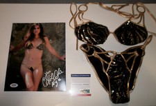  Alison Waite Playmate Playboy Miss May 2006 worn bikini with signed photo COA