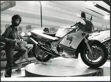 Foto vintage Moto Yamaha RD 500 Parigi 1981 Ft 36164 - Stampa 24x18 cm