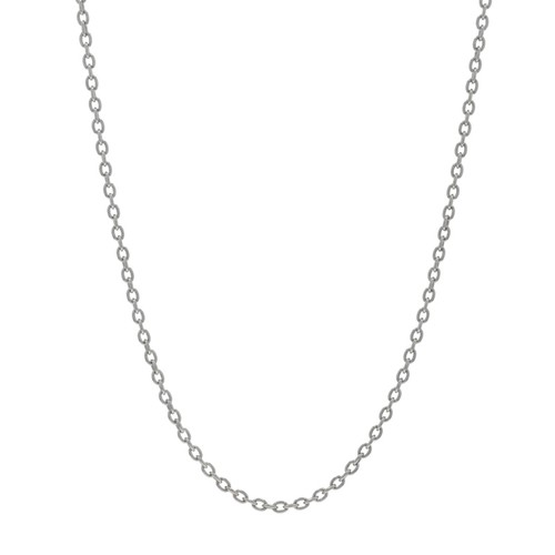 Collana catena cavo argento - in,