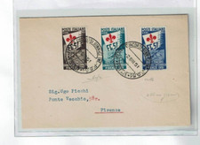 1951 - ITALIA - Giochi Ginnici Firenze - usati - serie su busta certificati