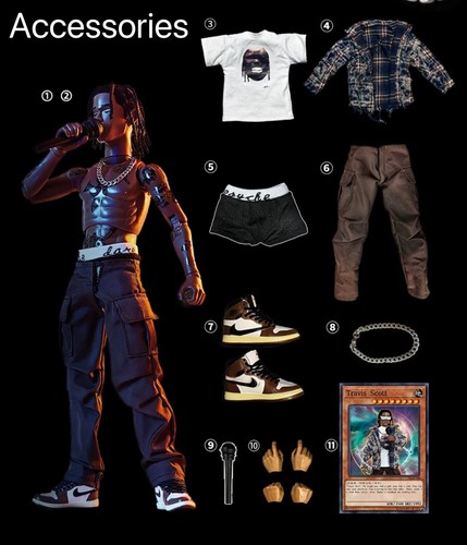 Action figure travis scott - action,