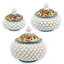 Biscottiera Pigna in ceramica