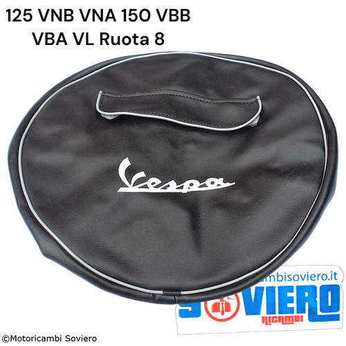 Copriruota nero scritta vespa - copriruota,