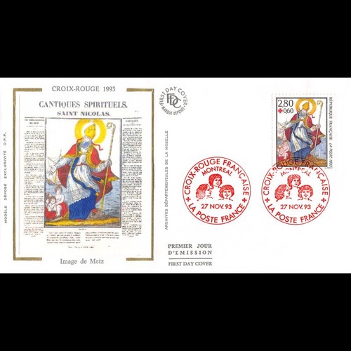 Fdc soie croix rouge - -,
