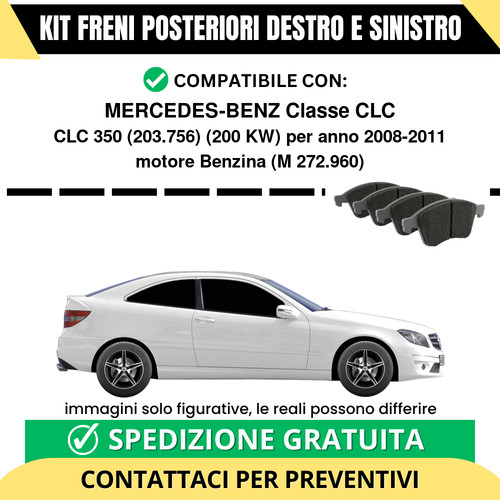 Pastiglie freno posteriori - freno,