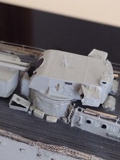 modellino di nave incrociatore