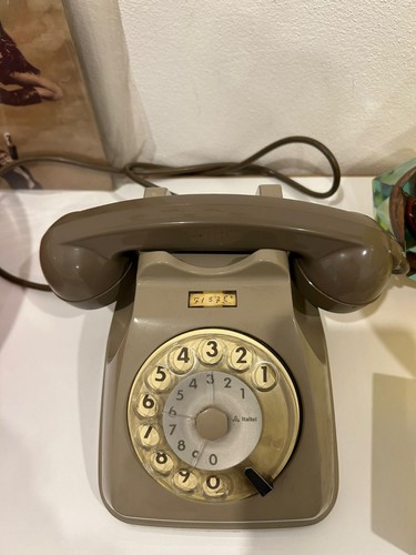 Telefono fisso disco vintage - fisso,