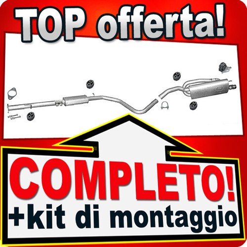 Scarico completo per fiat - scarico,
