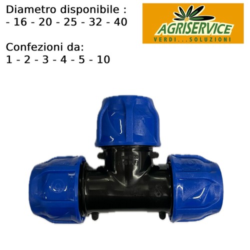 Tee raccordo compressione - tee,