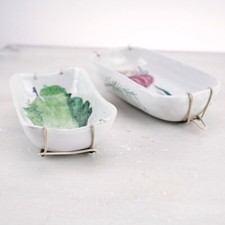 Coppia ceramiche verdure - coppia,