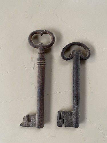 Coppia chiavi forziere portone - chiavi,