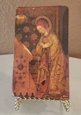 Targa in legno decoupage