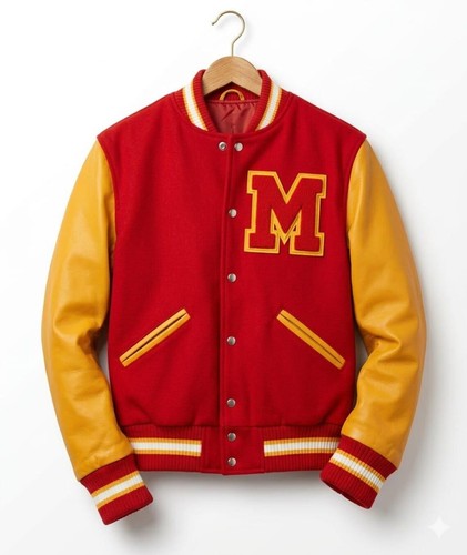 Giacca bomber casual rosso - giacca,