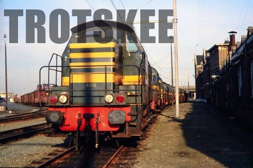35mm slide sncb - slide, belgium