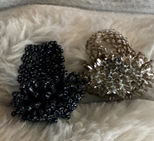 Lot beaded flower - beaded,