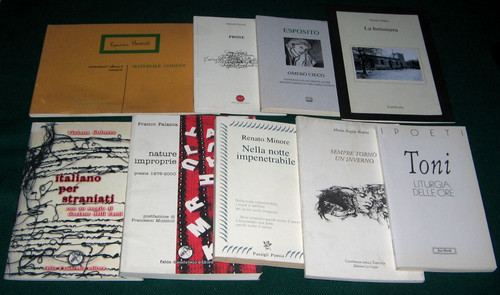 Lotto nove libri poesia - lotto,