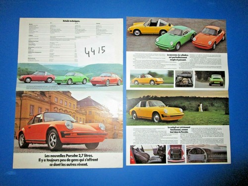 4415 dépliant porsche - n°4415,