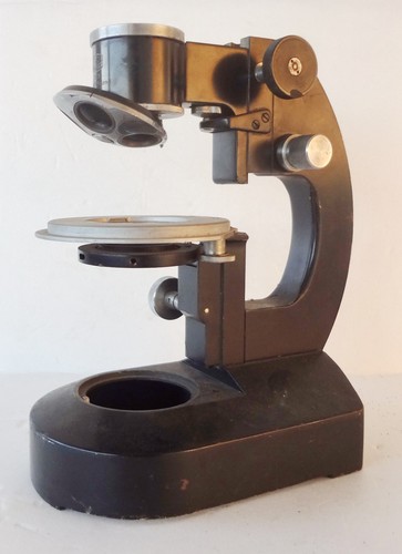 Microscopio binoculare vintage - microscopio,