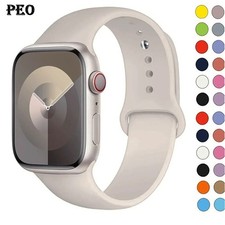 Cinturino sportivo in silicone per Apple Watch, 38 mm-45 mm iWatch Series...