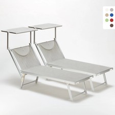 2 Lettini spiaggia mare