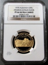 1970 GOLD ALBANIA (100 MINTED)