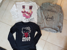 Lotto 1445-1 abbigliamento bimba bambina 3 maglietta manica lunga 8/10 anni 