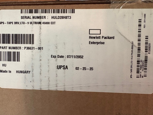 Hpe storeever lto ultrium - lto-9,
